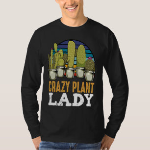 Camiseta Planta Louca Senhora Plantas Florista Jardineiro H