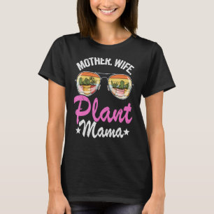 Camiseta Planta Mãe Esposa Planta Mamã Jardineira Suculenta