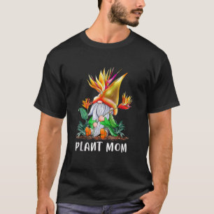 Camiseta Planta Mãe Pássaro De Paraíso Gnomo Gardening Mama