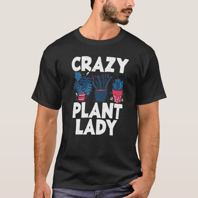 Camiseta Planta Maluca De Dama De Jardinagem (Frente)