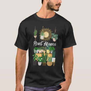 Camiseta Planta Mama Louca Senhora de Planta Mãe Flor Inter