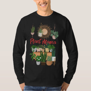 Camiseta Planta Mama Louca Senhora de Planta Mãe Flor Inter