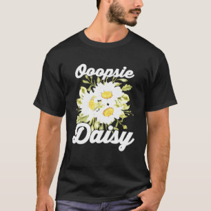 Camiseta Planta Ooopsie Daisy Botânicos Jardim Flor