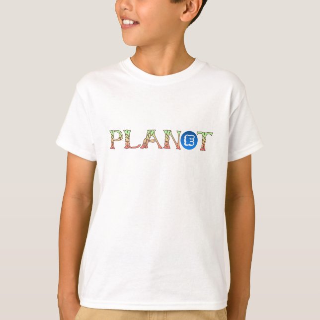 Camiseta Planta para o nosso planeta (Frente)