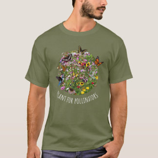 Camiseta Planta para Polinizadores T-Shirt