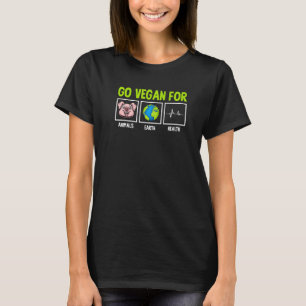 Camiseta Planta Powered vegan para animais saudáveis