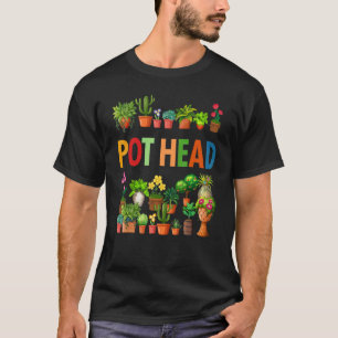 Camiseta Planta Suculenta Cabeça de Vaso Planta de Jardinag