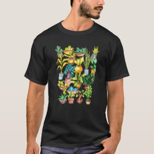Camiseta Planta Suculenta Cabeça de Vaso Pun Jardineiro