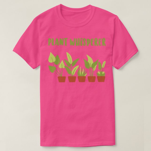 Camiseta Planta Whisperer Gardener (Frente do Design)