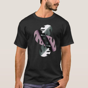 Camiseta Plantação de Monstera Variada Planta Rosa
