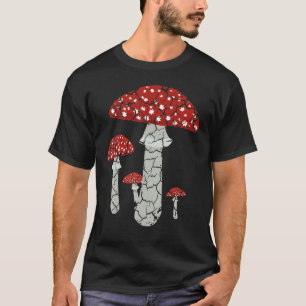 Camiseta Plantar Flor Árvore Jardim Cogumelos Aflito