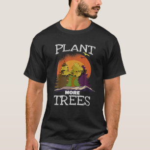 Camiseta Plantar Mais Árvores Salva O Ambiente Planeta