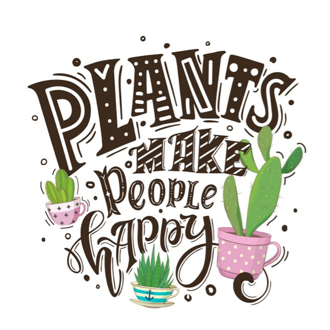 Camiseta Plantas (Plants Make People Happy!)