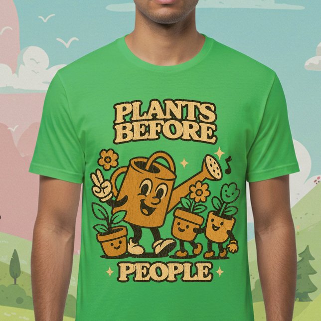 Camiseta Plantas Antes Da Pessoas (Criador carregado)