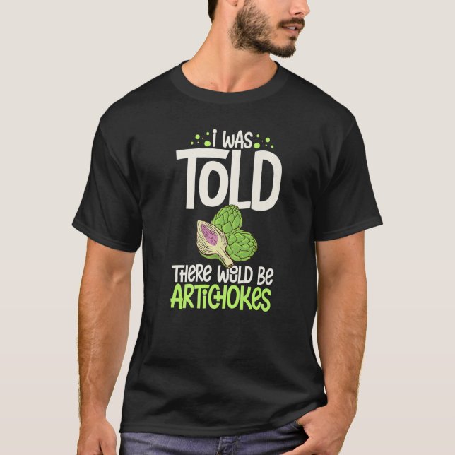 Camiseta Plantas Artichoke Recebem Sementes De Dip De Flor  (Frente)