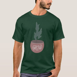 Camiseta Plantas Botânicas de Casa Vaso de Verdura