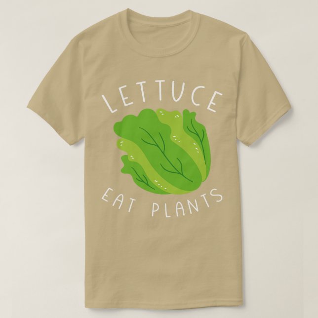 Camiseta Plantas De Alface (Frente do Design)