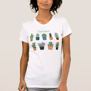 Camiseta Plantas De Cactus Associadas Thunder_Cove