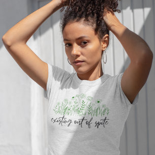 Camiseta Plantas de Despeito Existentes