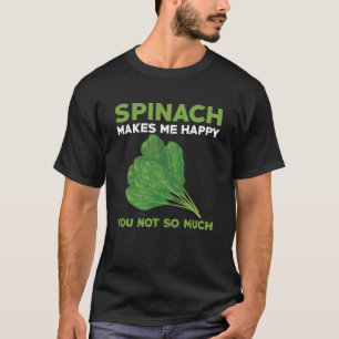 Camiseta Plantas De Jardinagem De Espinafres