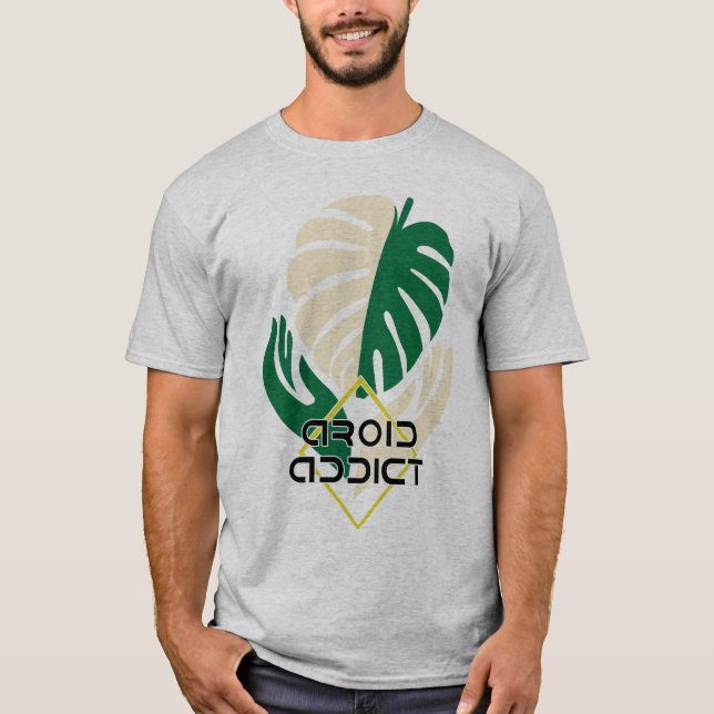 Camiseta Plantas De Monstera, Viciadas Em Aroid (Frente)