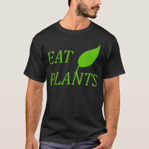 Camiseta Plantas de origem vegetal à base de vegetação vege