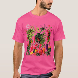 Camiseta Plantas de Pimenta Malagueta Chillis Jardim Piment