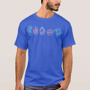 Camiseta Plantas De Sucultura Trans Cactus Orgulho Transgên