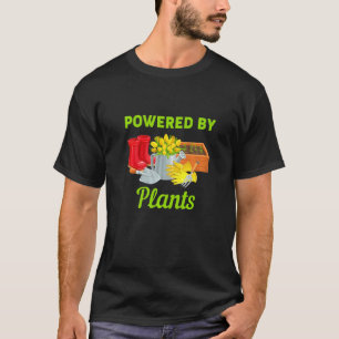 Camiseta Plantas Energizadas Flor Plantei Entusiasta de Jar