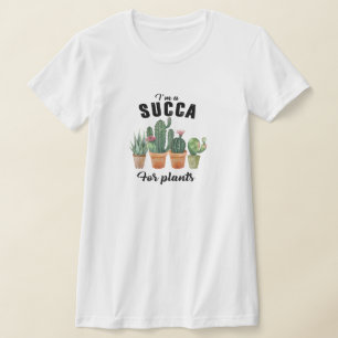 Camiseta Plantas engraçadas, cactos sucintos
