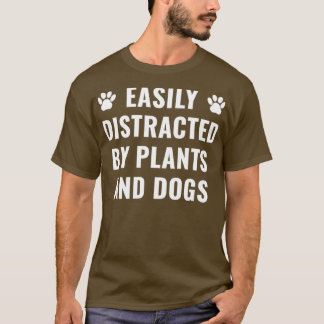 Camiseta Plantas Engraçadas e Cães Jardinagem Cão-do-Sol