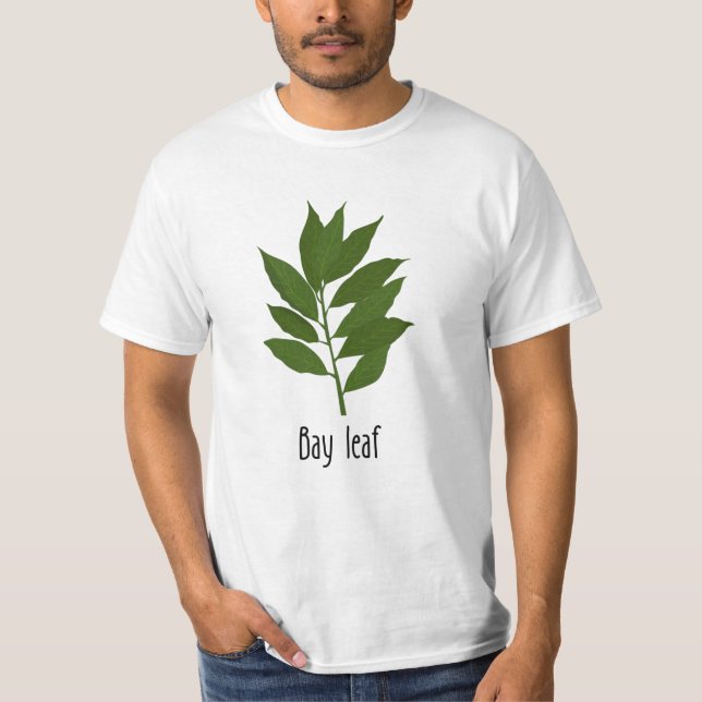 Camiseta Plantas Especiais de Folha de Bay (Frente)