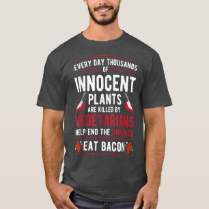 Camiseta Plantas Mortas Por Vegetarianos Acabam Com A Violê