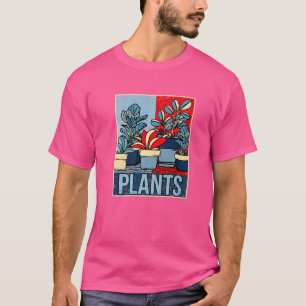 Camiseta Plantas Mulheres Floristas Jardinagem Mãe Plantas