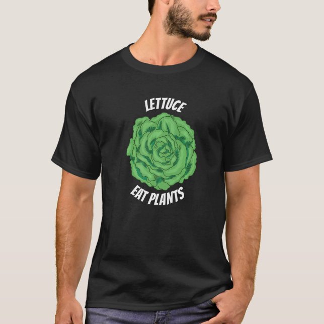 Camiseta Plantas Que Comem Alface Vegan (Frente)