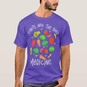 Camiseta Plantas São A Melhor Dieta De Vegan De Medicina De