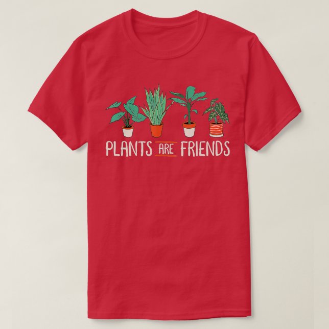 Camiseta Plantas São Amigas De Terras De Jardineiros De Pla (Frente do Design)
