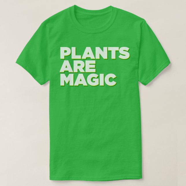 CAMISETA PLANTAS SÃO MÁGICAS 1 (Frente do Design)