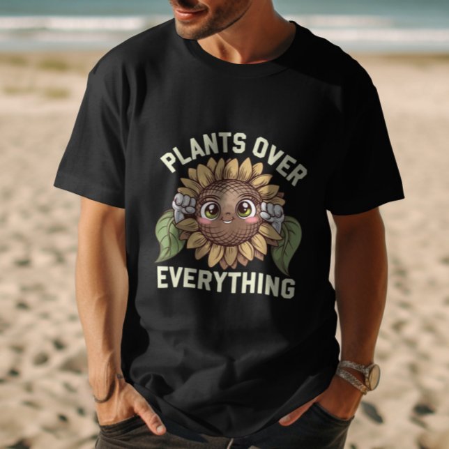 Camiseta Plantas sobre tudo (Criador carregado)