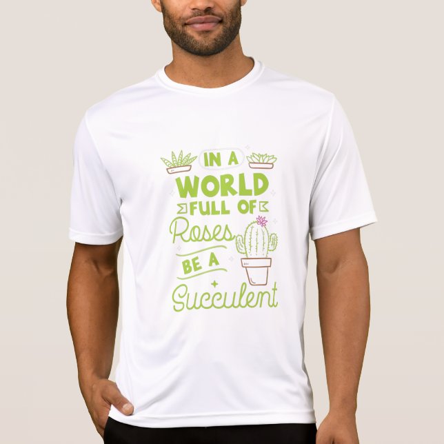 Camiseta Plantas Suculentas (Frente)