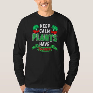 Camiseta Plantas Têm Veganismo Vegetal Proteico Vegano
