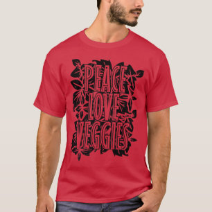Camiseta Plantas Veggies do Amor pela Paz, Vegan