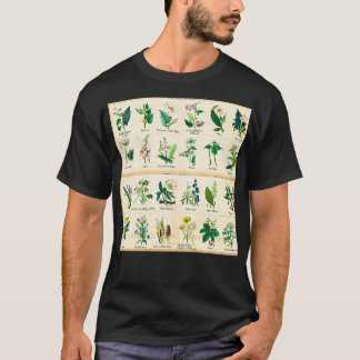 Camiseta Plantas Venenosas Gráfico 1843