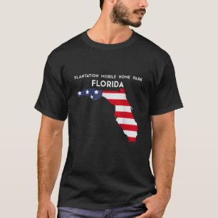 Camiseta Plantation Mobile Home Park Florida EUA State Amer