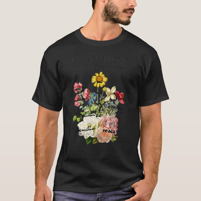 Camiseta Plante Estes Salva As Abelhas Que A Arte Põe As Fl (Frente)