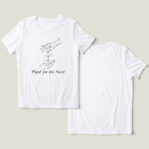Camiseta Plante para o Próximo - Arte Minimalist