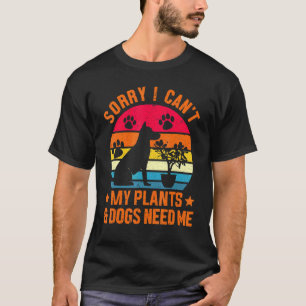 Camiseta Plante Plantas Jardim Roupa Eu Dono de Cachorro Ja