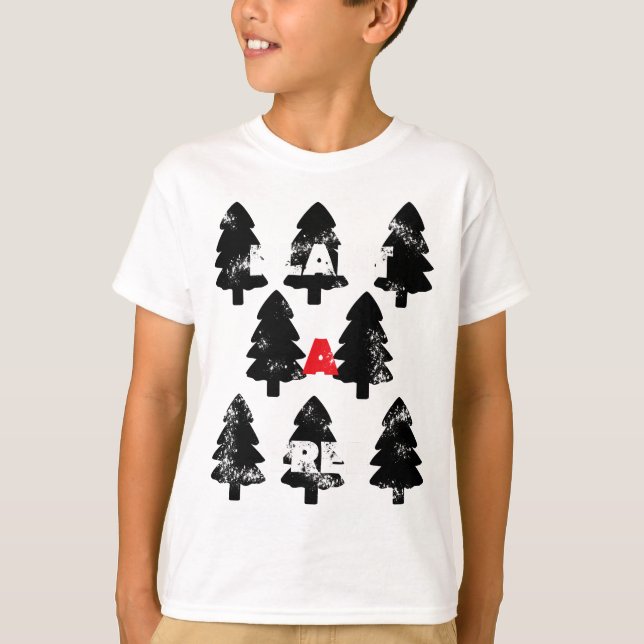 Camiseta Plante um padrão de árvore (Frente)