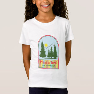 Camiseta Plante uma Árvore, Salve o Planeta, Legal Tanque S