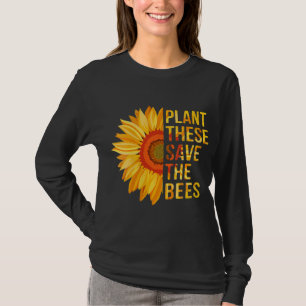 Camiseta Plantem Essas Abelhas Para Salvar Presentes De Jar